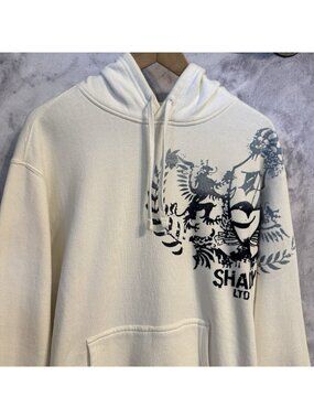 Shady LTD Hoodie Sweatshirt Mens Large L White Hip Hop Rap Streetwear